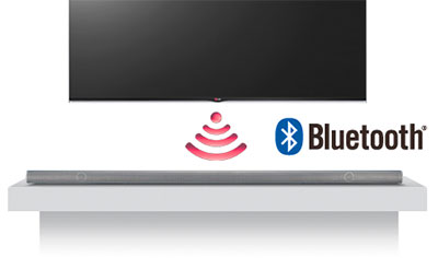 Connectez des haut-parleurs ou des écouteurs Bluetooth au LG 55EG910V
